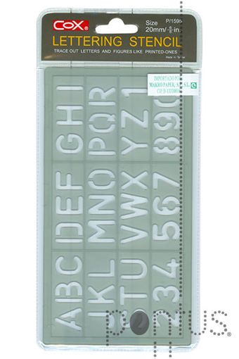 Picture of STENCIL LETTER 20MM